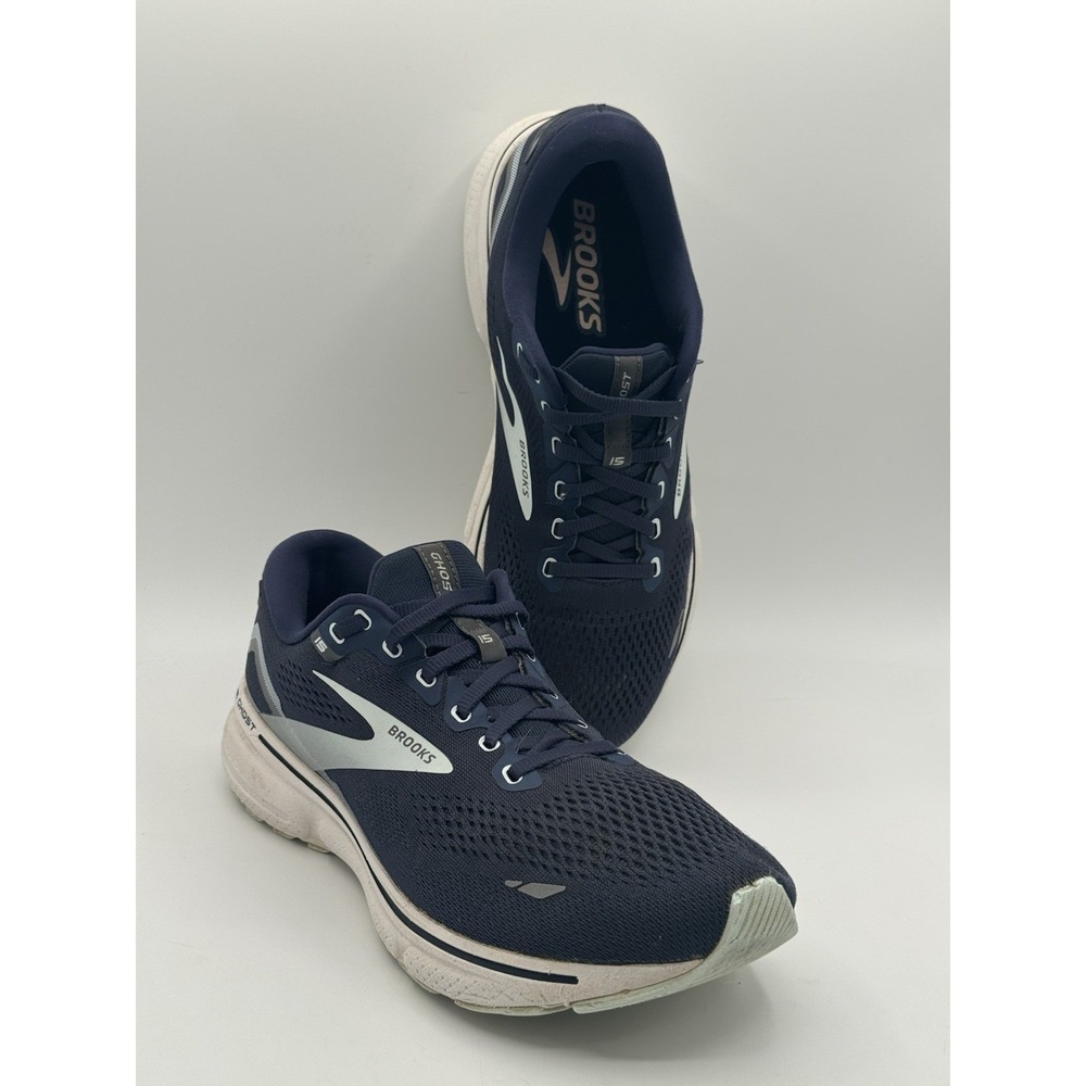 Brooks Ghost 15 Dark Blue Atheletic Running Shoes 1203801B450 Women's Size 10.5 - Picture 8 of 9